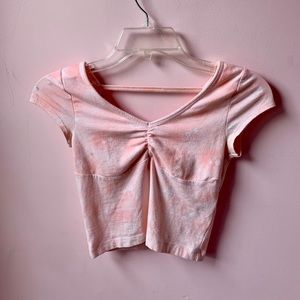 Abercrombie Kids Light Pink Crop Top